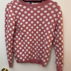 Pink Polka Dot Sweater
